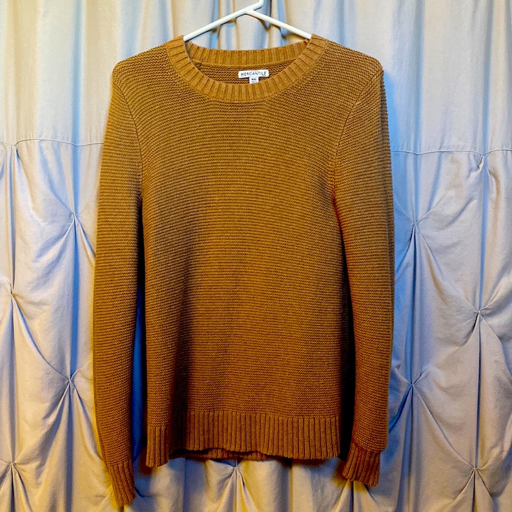 Cable knit sweater